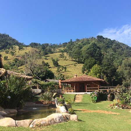 Sitio Com Piscina Natural E Cascata, Com Linda Vista Em Lumiar. Exteriér fotografie